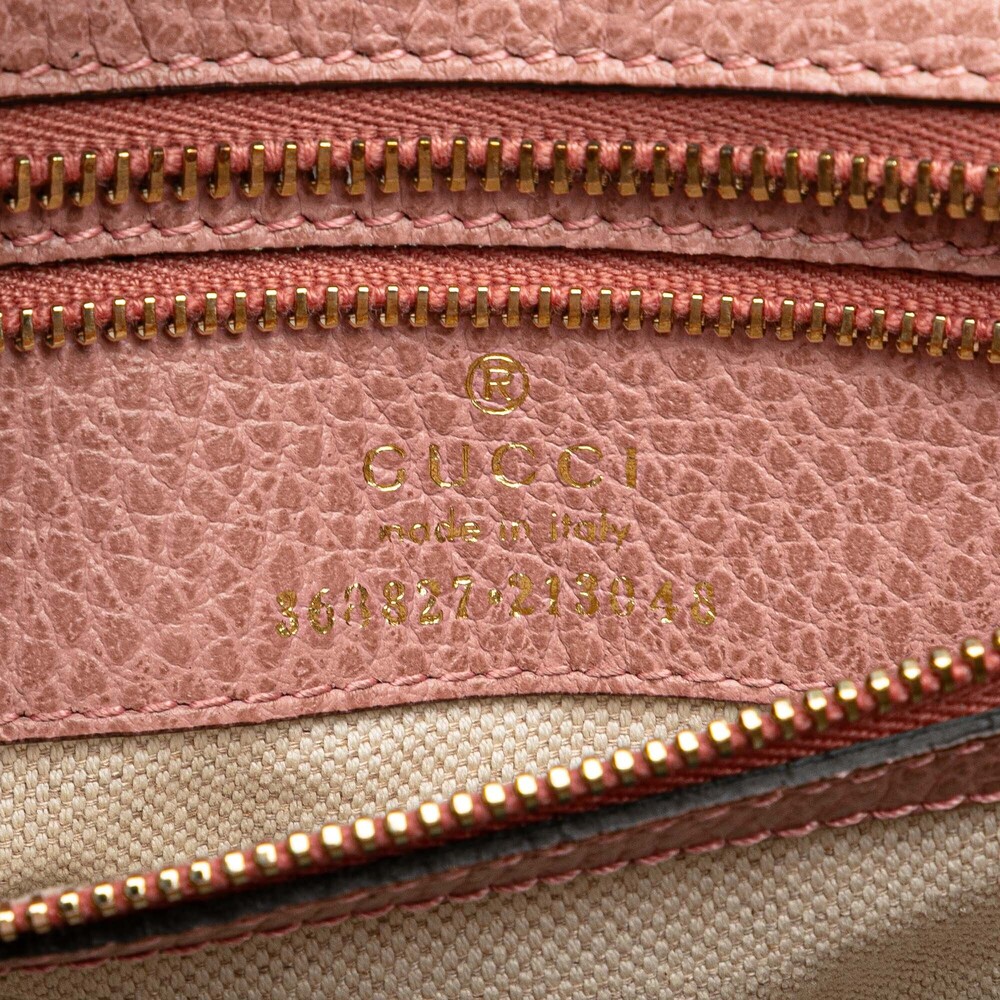 Pre-Loved Gucci Mini Leather Swing Satchel - Picture 6 of 12